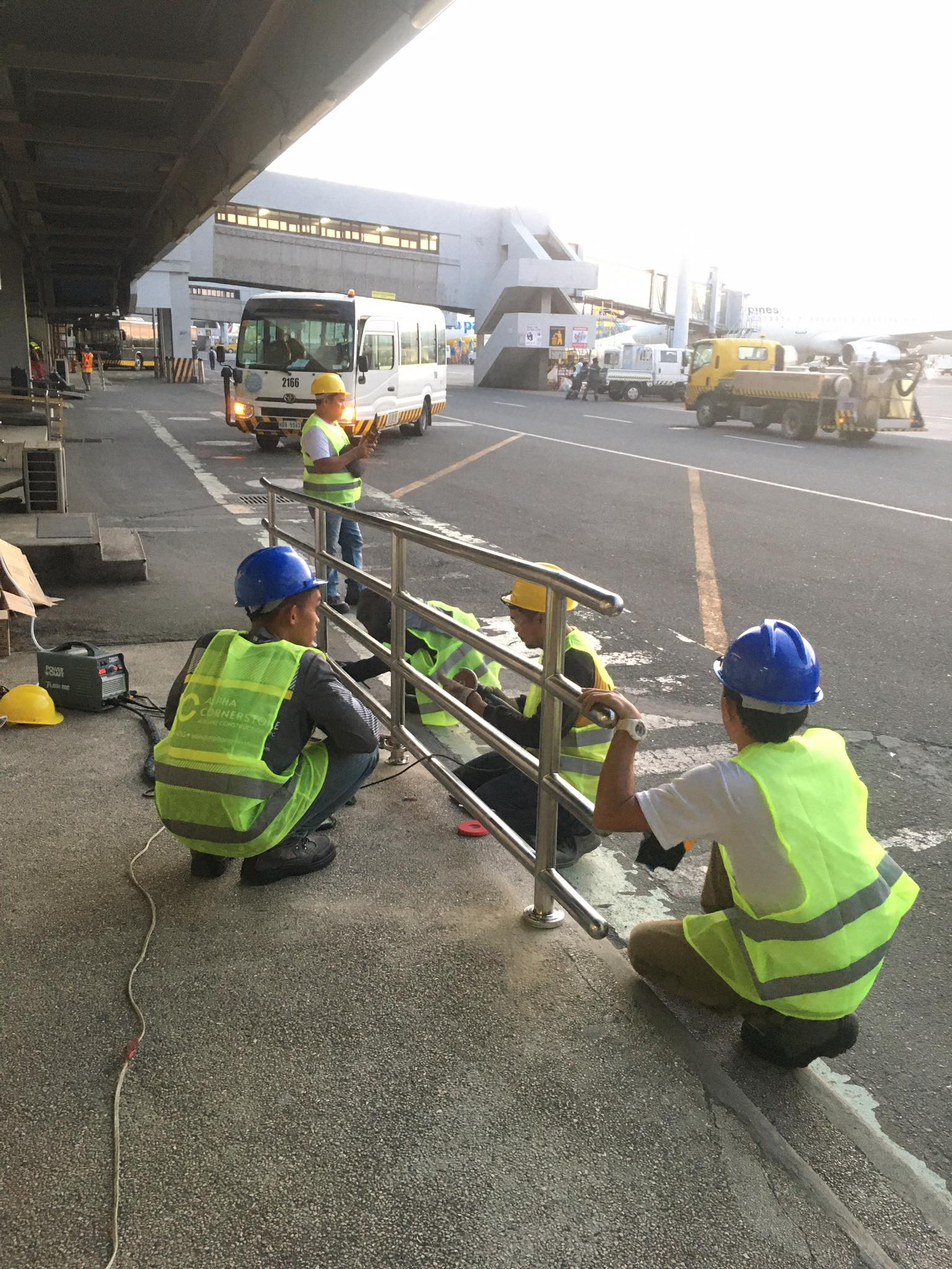 Mactan Cebu International Airport – Bus and Gate Stainless Railings